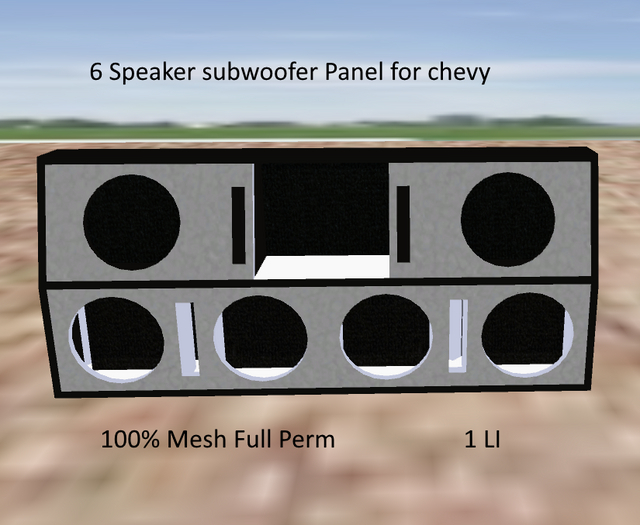 Chevy super crew subwoofer panel