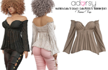 adorsy - Tiana Top Brown - Lara X/Legacy/Lara Petite X/Reborn-Juicy
