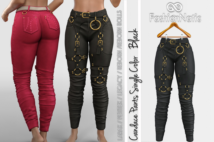 Pants Candace Black - FashionNatic