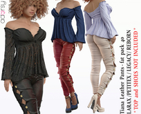 adorsy - Tiana Pants Fatpack - Lara X/Legacy/Lara Petite X/Reborn-Juicy