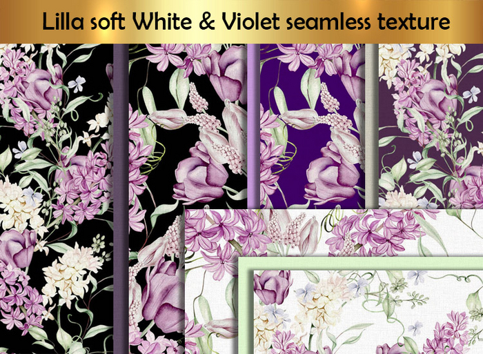 Lilla soft White & Violet