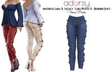 adorsy - Tiana Pants Blue - Lara X/Legacy/Lara Petite X/Reborn-Juicy