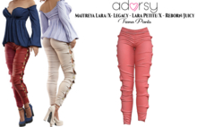adorsy - Tiana Pants Coral - Lara X/Legacy/Lara Petite X/Reborn-Juicy
