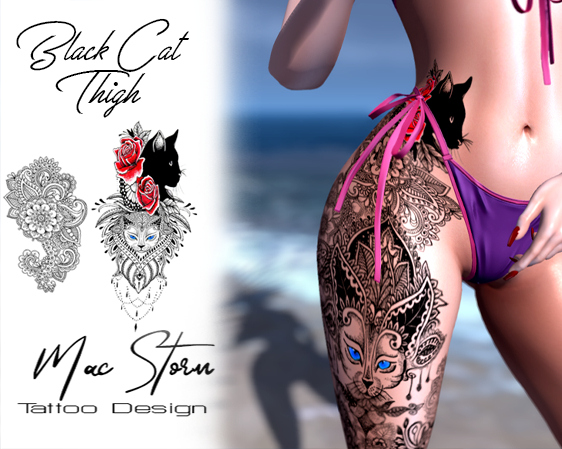 Black Cat Thigh
