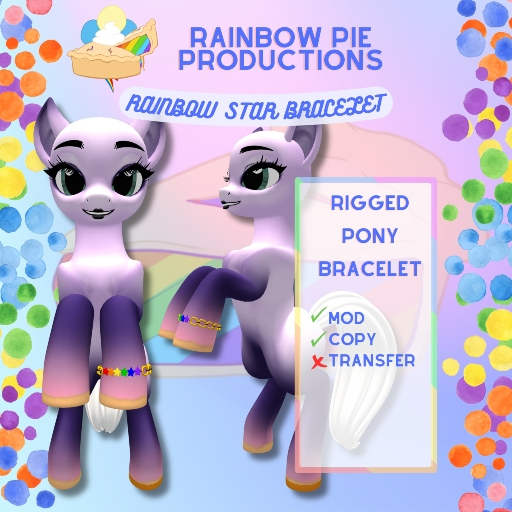*RPP* Rainbow Star Bracelet
