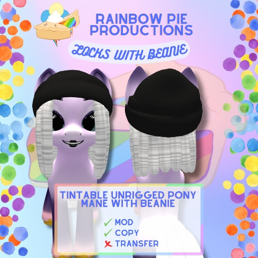 *RPP* Beanie With Locks Mane