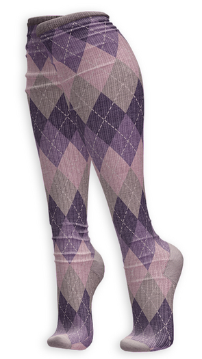 BUENO-Bella Socks-Argyle Purple