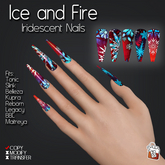 ~TL~ Ice and Fire Iridescent Nails