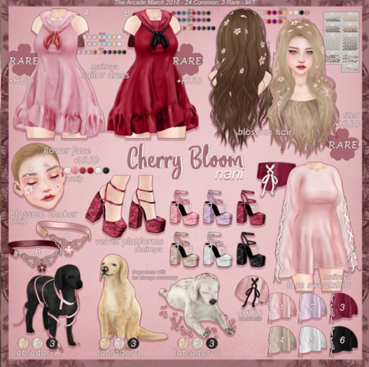 nani - cherry bloom - sailor dress A [maitreya] RARE