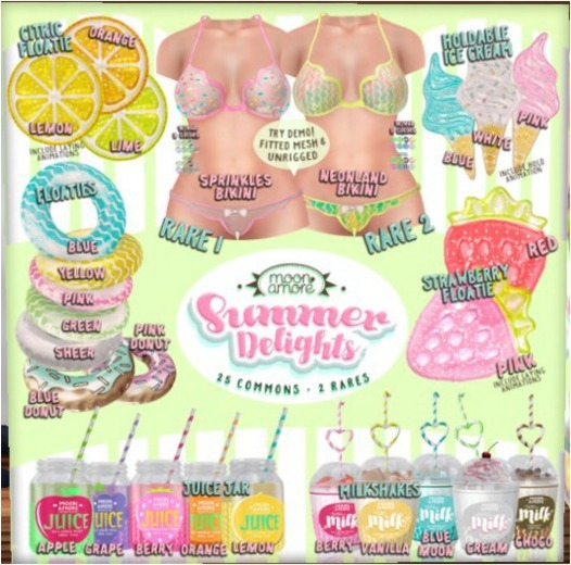 :MoonAmore: SummerDelights/ Sprinkles Bikini/ 1. RARE
