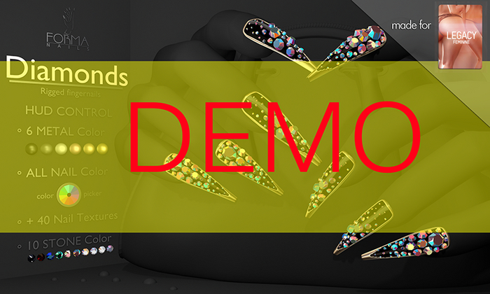 [FORMANAILS] NAILS - | Legacy Nails | - | DIAMONDS | - DEMO