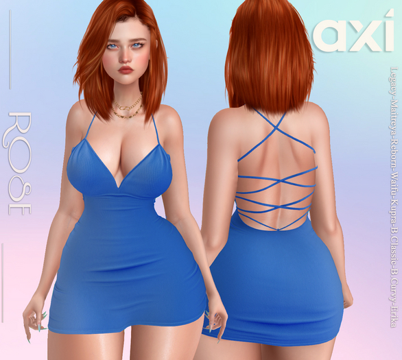 [AXI] Rose Dress FATPACK