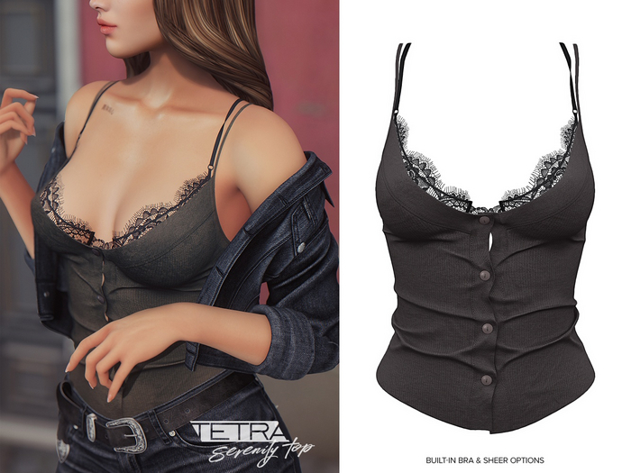 TETRA - Serenity Top (Coal)