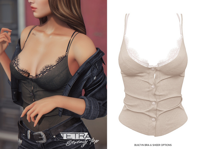 TETRA - Serenity Top (Seashell)