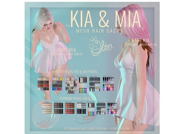 .Olive. the Kia Hair - Greyscale [Rez Me]