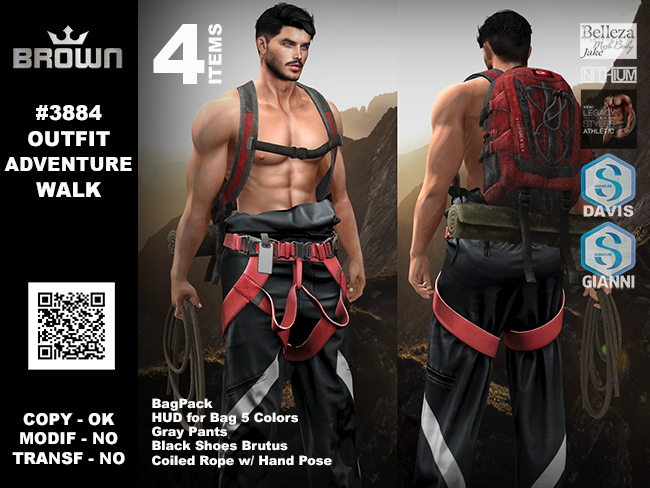3884 COMPLET OUTFIT ADVENTURE WALK ROPE