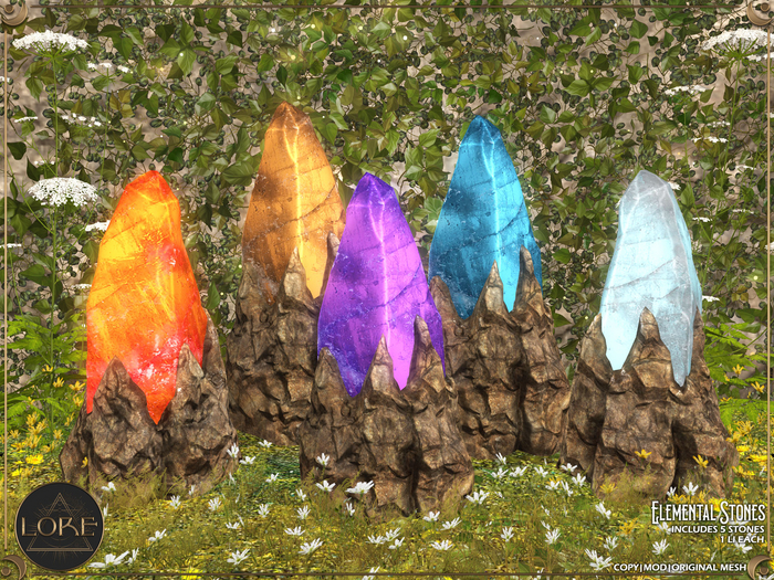 {LORE} Elemental Stones (boxed)