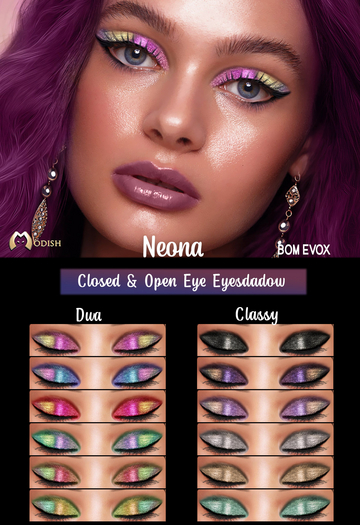 ::Modish:: [Demo] Neona- Eyeshadow [LelutkaEvoX)