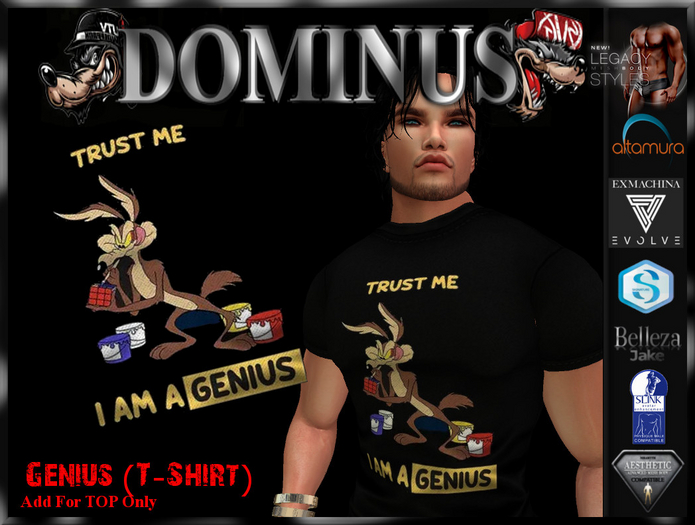 ~DOMINUS~Genius (T-Shirt)  (ADD)