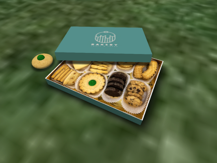 Box with pastries