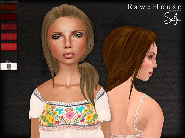 RAW HOUSE :: Sofia Hair [Reds]