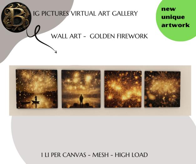 Big Pictures - golden Firework