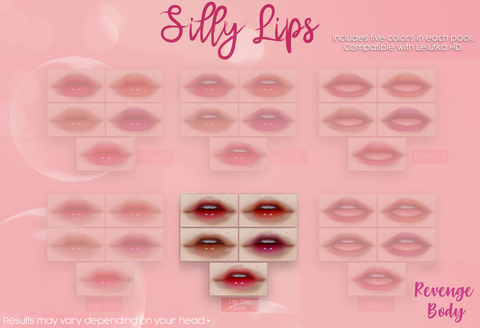 - RB - Silly Lips Set (LIP TINT TEETH)