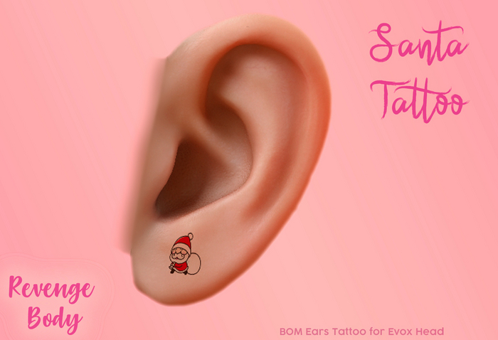 - RB - Santa Ears Tattoo Gift