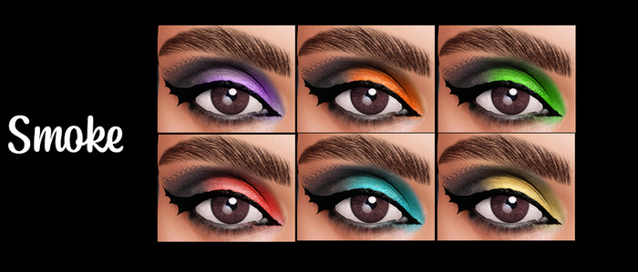 ::Modish:: Batly [Smoke] Eyeshadow BOM[LeluEvoX]