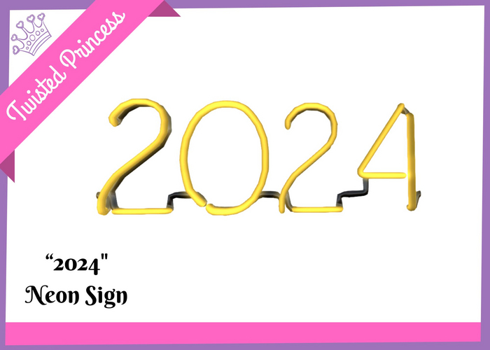 TP - Happy New Year 2024 Neon Sign