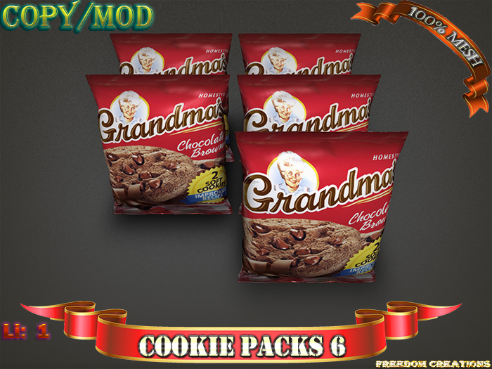 Cookie packs 6-Freedom creations