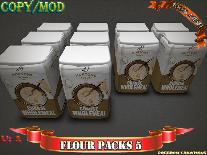 Flour packs 5-Freedom creations