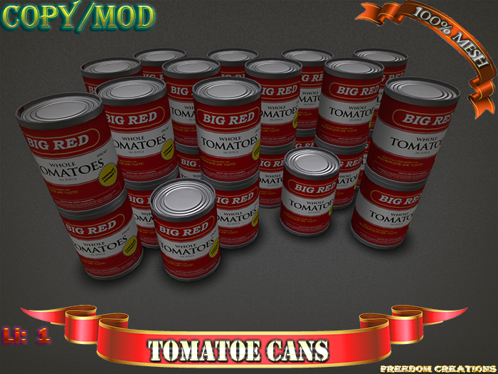 Tomatoe cans-Freedom creations
