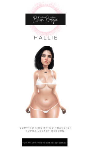 BB.HALLIE BRA/PANTIES WHITE (ADDME)