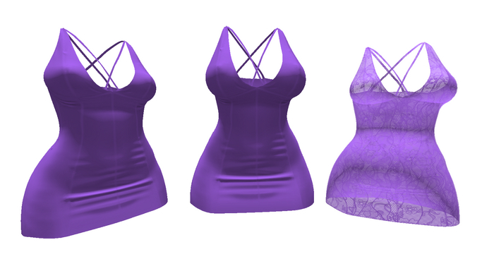 ! ! NB - Purple Dress - 