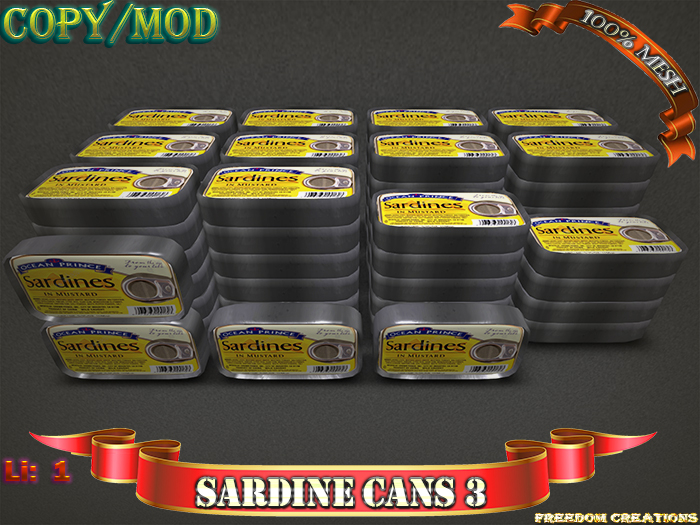 Sardine cans 3-Freedom creations