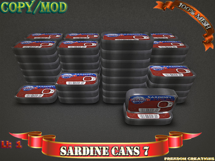 Sardine cans 7-Freedom creations