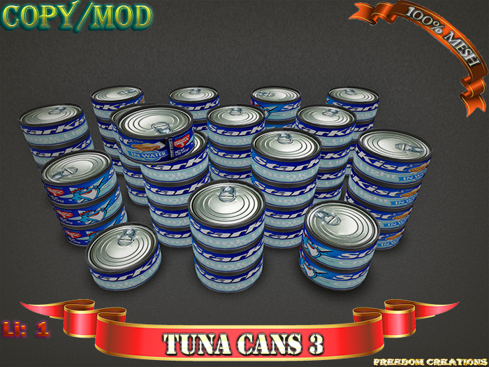 Tuna cans 3-Freedom creations