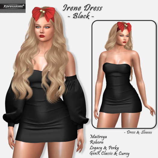 [Xprs] - Irene Dress Black