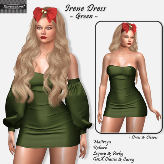 [Xprs] - Irene Dress Green