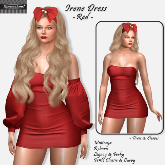 [Xprs] - Irene Dress Red