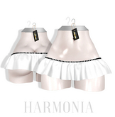 White Black Studs Skirt Maitreya