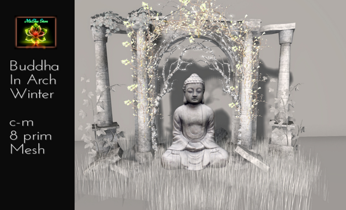 MICSHA-BUDDHA IN ARCH WINTER