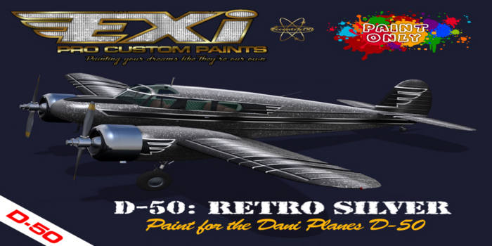 ~EXi~ Paint D- 50 Retro Silver  (boxed)
