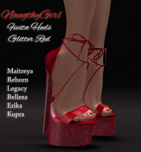 N.G~ Fiesta Heels G Red