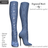 [Xprs] - Engraved Boots Sky