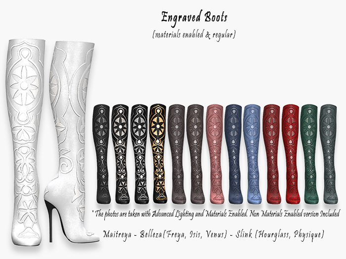[Xprs] - Engraved Boots FATPACK