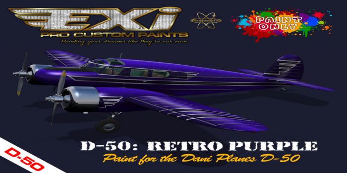 ~EXi~ Paint D- 50 Retro Purple  (boxed)