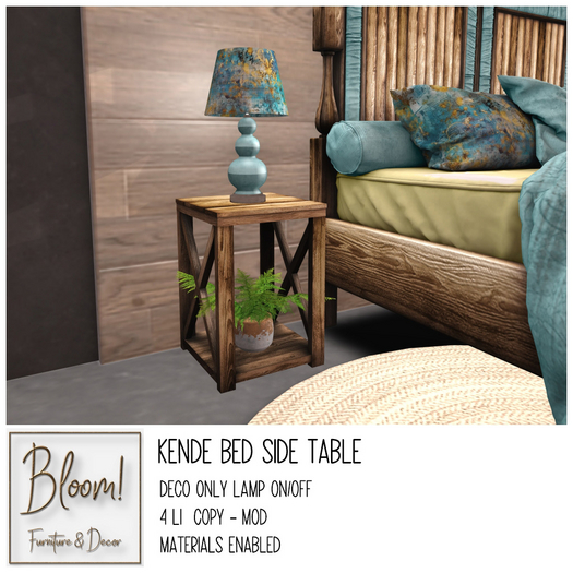 Bloom! - Kende Bed Side table (ADD)