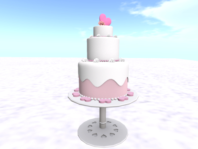 Valentines cake - pink